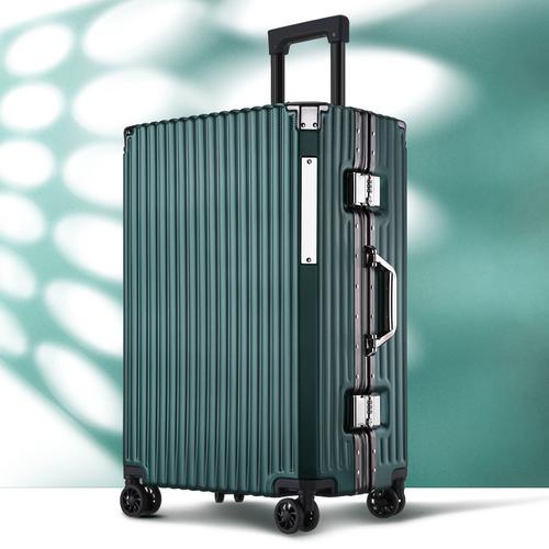 宝谛袋鼠行李箱万向轮拉杆箱旅行箱24寸铝框密码箱旅行箱包810